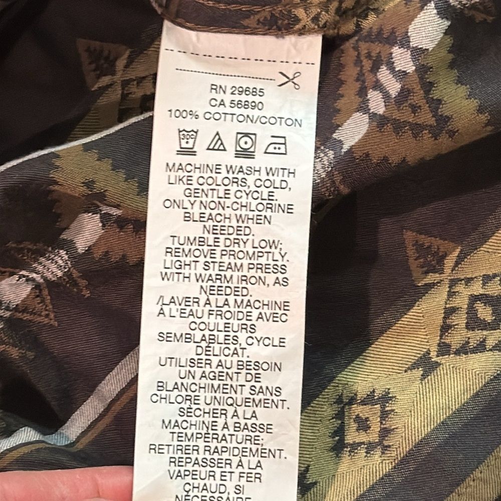 Pendleton Brown‎ Patterned Casual Button Down Shi… - image 7